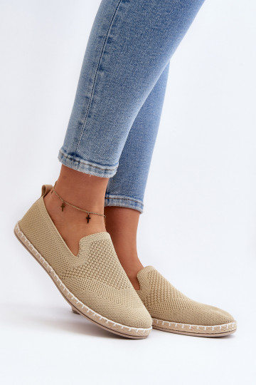 Espadrilles van het resistente model in beige kleur Harmonie 2
