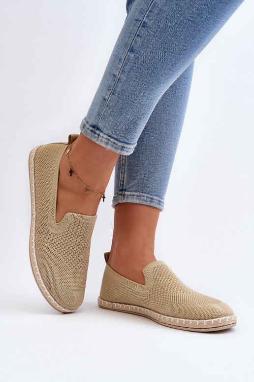Espadrilles du modèle résistant de couleur beige Harmonie Espadrilles du modèle résistant de couleur beige Harmonie