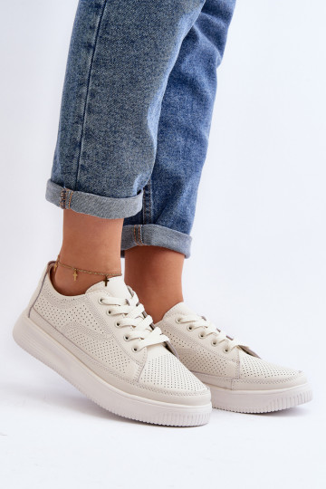 Chaussures de sport baskets modèle chaussures couleur blanche Failla 2