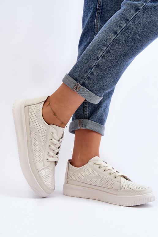 Chaussures de sport baskets modèle chaussures couleur blanche Failla
