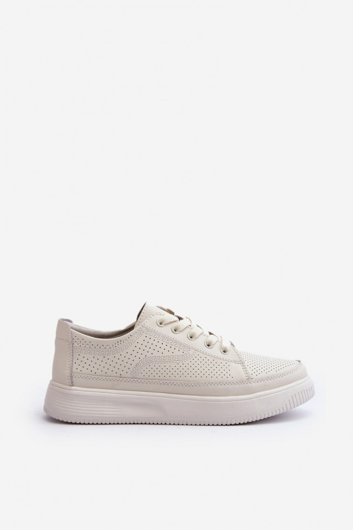 Chaussures de sport baskets modèle chaussures couleur blanche Failla