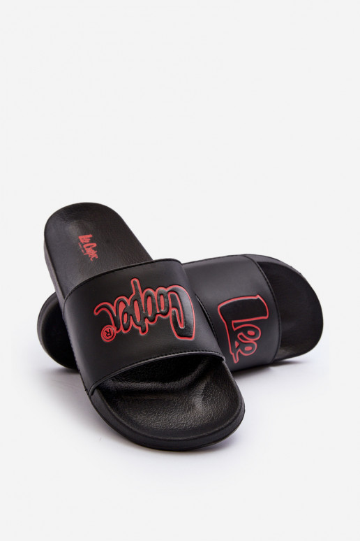 Pantoffels Lee Cooper LCW-24-42-2484M zwarte kleur Pantoffels Lee Cooper LCW-24-42-2484M zwarte kleur