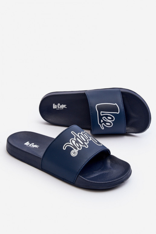 Hausschuhe Lee Cooper LCW-24-42-2481M dunkelblau Hausschuhe Lee Cooper LCW-24-42-2481M dunkelblau