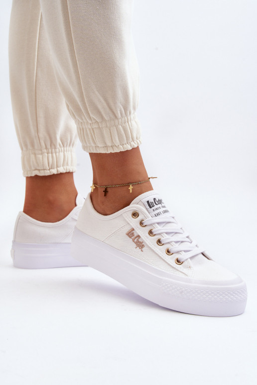 Chaussures plateforme pour femmes Lee Cooper LCW-24-31-2725 blanc Chaussures plateforme pour femmes Lee Cooper LCW-24-31-2725 blanc