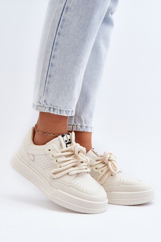 Baskets modèle chaussures Eco couleur beige Avanalis