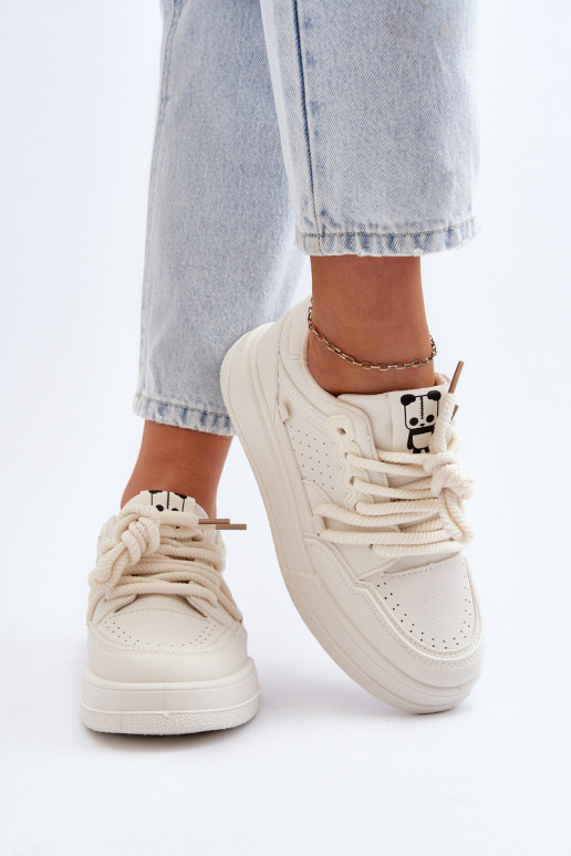 Sneakers Modell Schuhe Eco Beige Farbe Avanalis