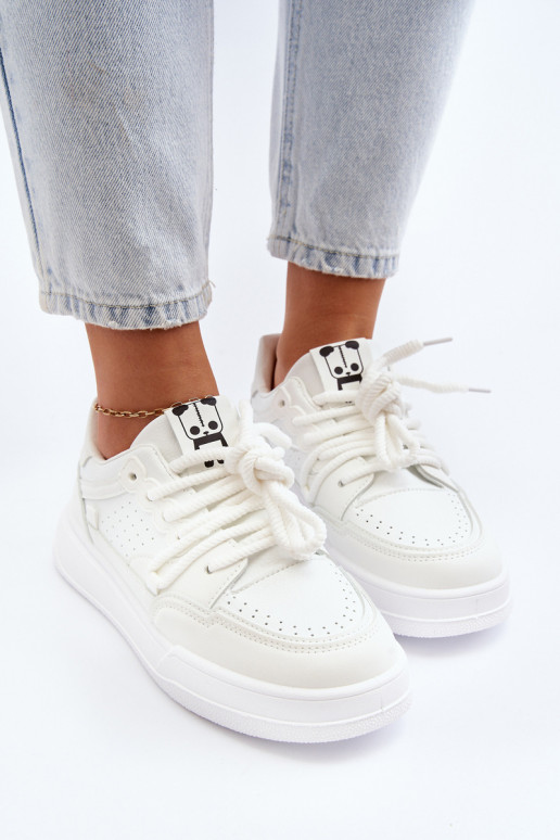 Sneakers model schoenen Eko witte kleur Avanalis