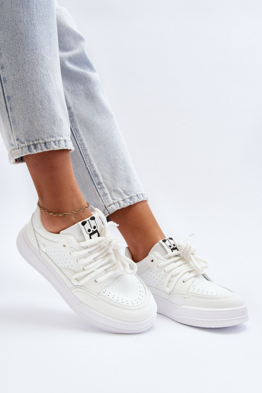 Sneakers model schoenen Eko witte kleur Avanalis