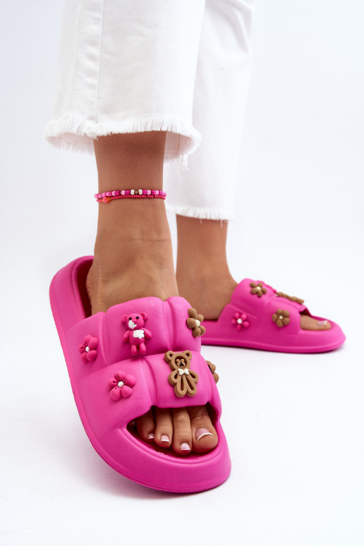 Chaussons Cambrina rose clair avec de beaux détails