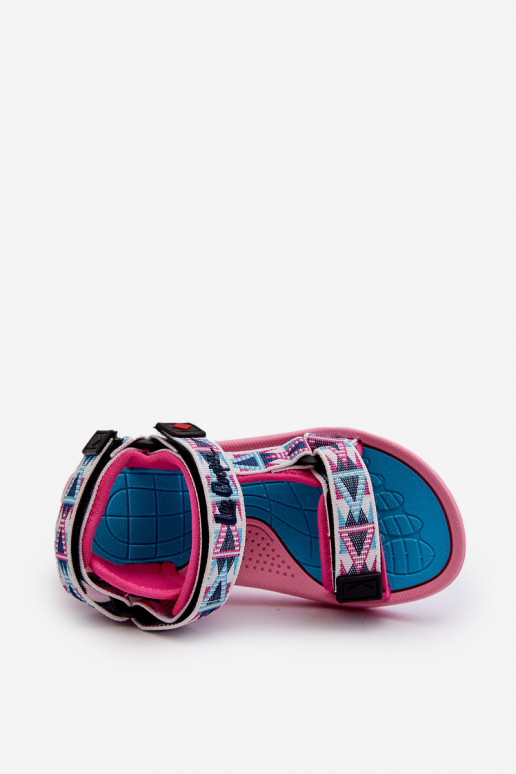 Sandales pour enfants Lee Cooper LCW-24-34-2600 couleur rose