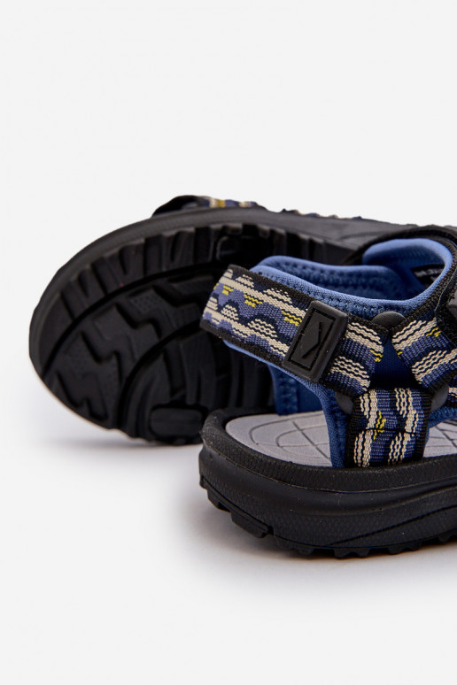 Sandales enfants Lee Cooper LCW-24-34-2601 bleu foncé