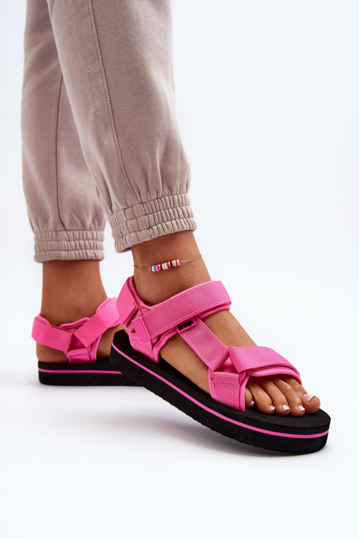 Sandales femme à plateforme Lee Cooper LCW-24-05-2750L couleur rose