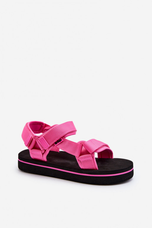 Sandales femme à plateforme Lee Cooper LCW-24-05-2750L couleur rose