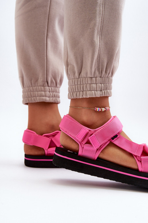 Sandales femme à plateforme Lee Cooper LCW-24-05-2750L couleur rose