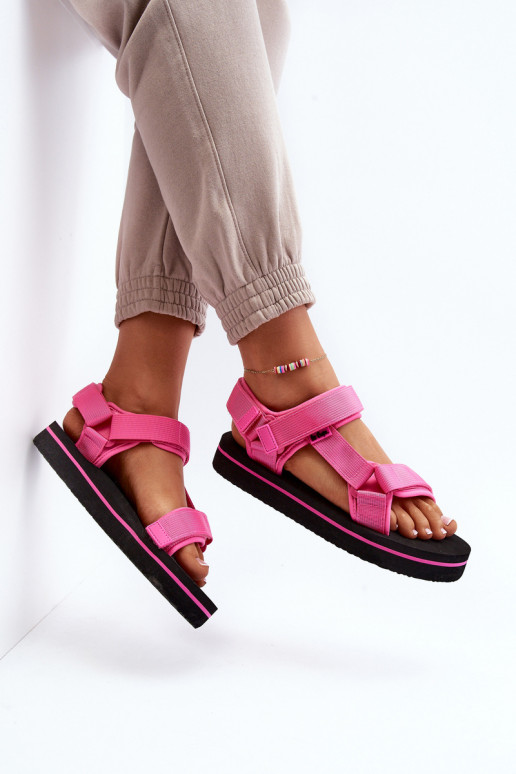 Sandales femme à plateforme Lee Cooper LCW-24-05-2750L couleur rose