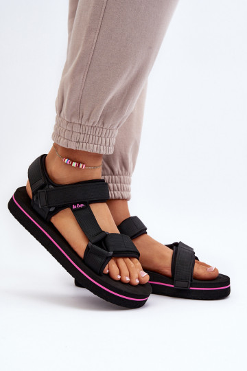 Damensandalen mit Plateau Lee Cooper LCW-24-05-2751L schwarze Farbe 2