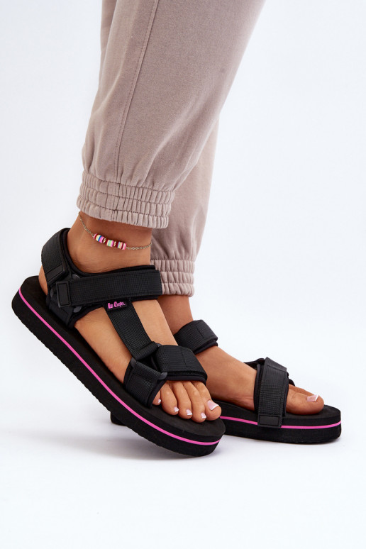Sandales à plateforme pour femmes Lee Cooper LCW-24-05-2751L couleur noir