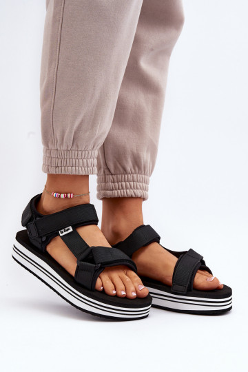 Sandales à plateforme pour femmes Lee Cooper LCW-24-05-2753 couleur noir 2