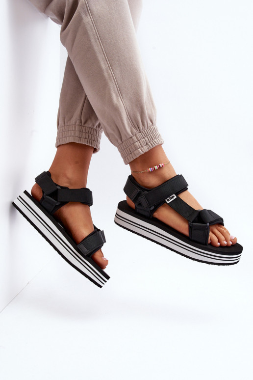 Sandales à plateforme pour femmes Lee Cooper LCW-24-05-2753 couleur noir