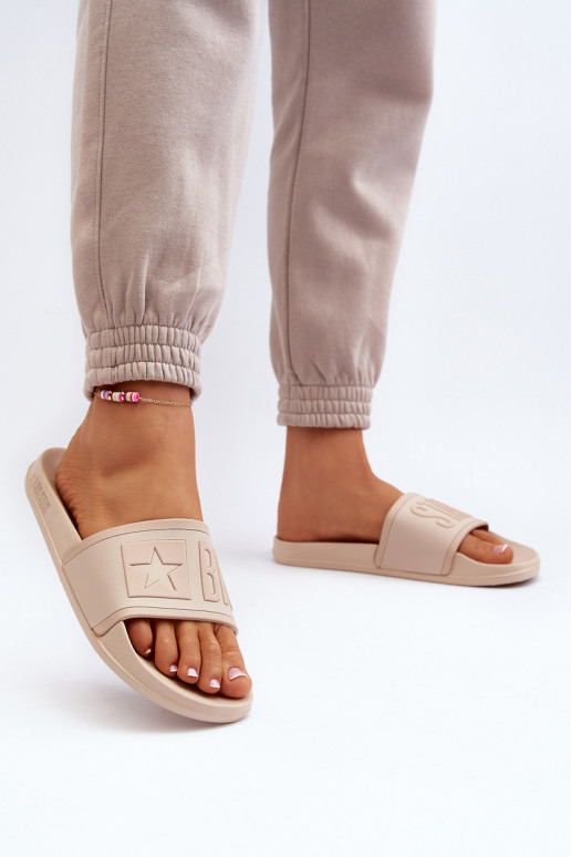 Pantoffels Big Star NN274A645 beige Pantoffels Big Star NN274A645 beige