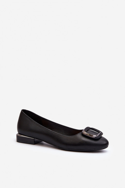 Ballerines à boucles Sergio Leone BL203 noir
