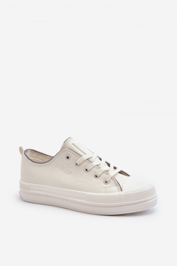 Chaussures pour femmes en simili cuir blanches Big Star NN274847 2