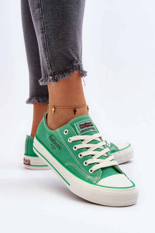 Damesschoenen Big Star NN274240 groen Damesschoenen Big Star NN274240 groen