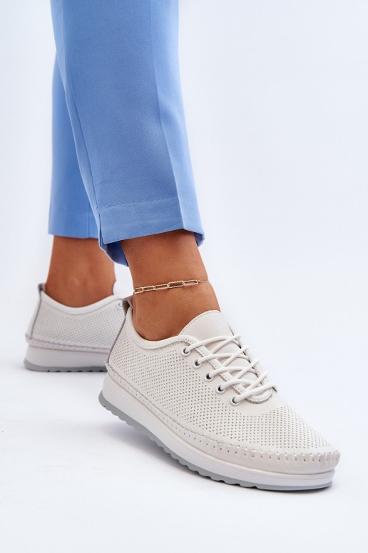 Chaussures de style sport Chaussures de loisirs couleur blanche Lalnai