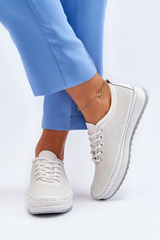 Chaussures de style sport Chaussures de loisirs couleur blanche Lalnai