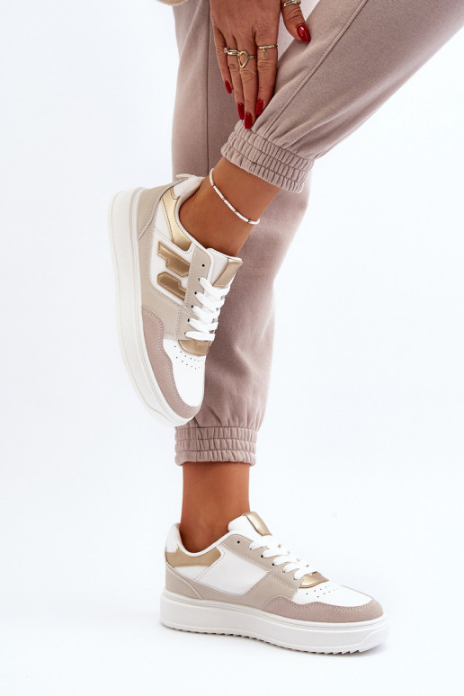 Baskets modèle chaussures beige Régines Baskets modèle chaussures beige Régines