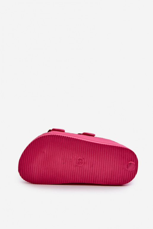 Slippers Kinderen met gespen BIG STAR NN374540 roze kleur