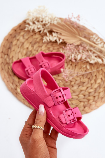 Chaussons Enfants avec boucles BIG STAR NN374545 couleur rose 2