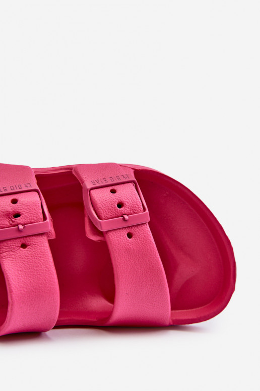 Chaussons Enfants avec boucles BIG STAR NN374545 couleur rose Chaussons Enfants avec boucles BIG STAR NN374545 couleur rose