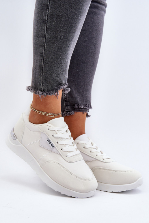 Chaussures de sport baskets modèle chaussures couleur blanche Vovella