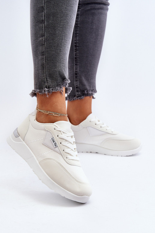 Chaussures de sport baskets modèle chaussures couleur blanche Vovella