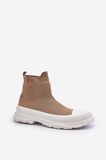 Bottines Ilanae femme marron à semelle intérieure type chaussette 2