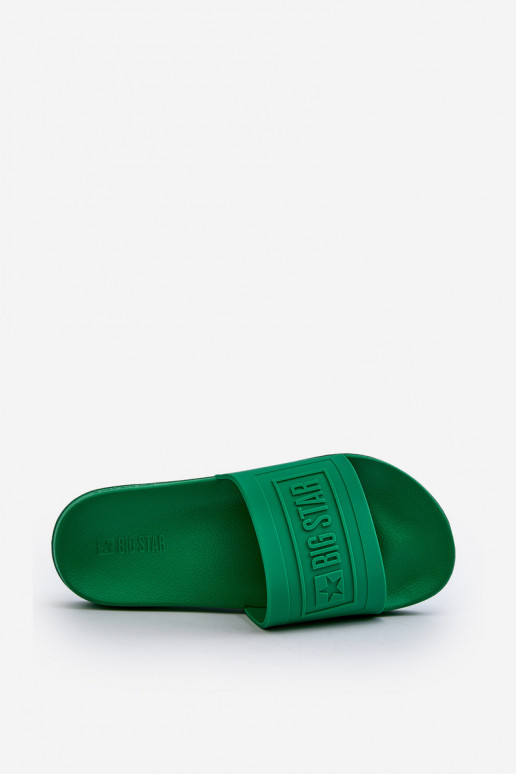 Slippers Big Star NN174650 groene kleur Slippers Big Star NN174650 groene kleur