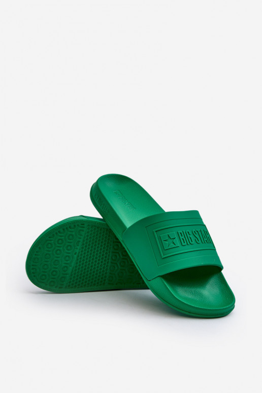 Slippers Big Star NN174650 groene kleur Slippers Big Star NN174650 groene kleur