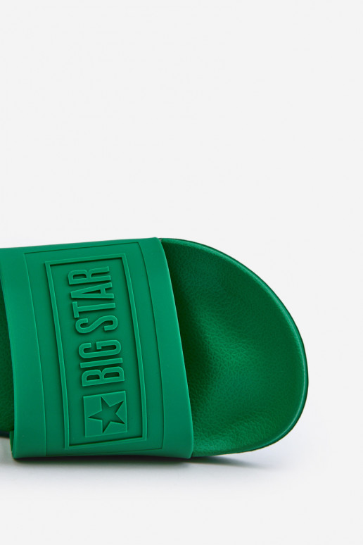 Slippers Big Star NN174650 groene kleur Slippers Big Star NN174650 groene kleur