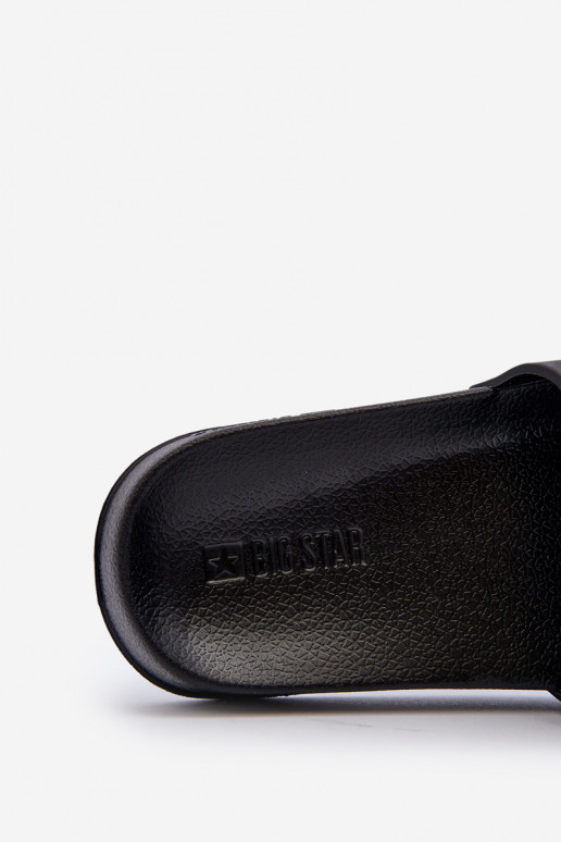 Pantoffels Big Star NN174649 zwart