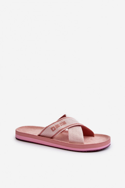 Chaussons femme Big Star NN274A058 rose