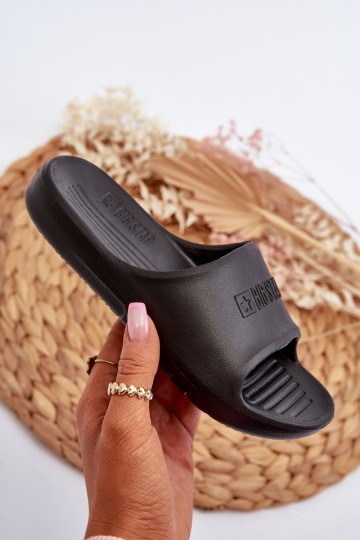 Lichte pantoffels Kinder Big Star NN374556 zwarte kleur 2