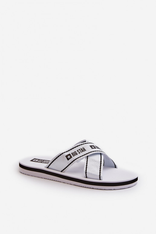 Chaussons femmePantoufles légèresj Podeszwie Big Star NN274A509 blanc