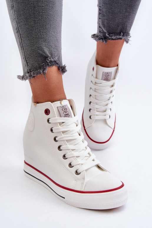 Vrijetijdsschoenen Cross Jeans NN2R4004 witte kleur