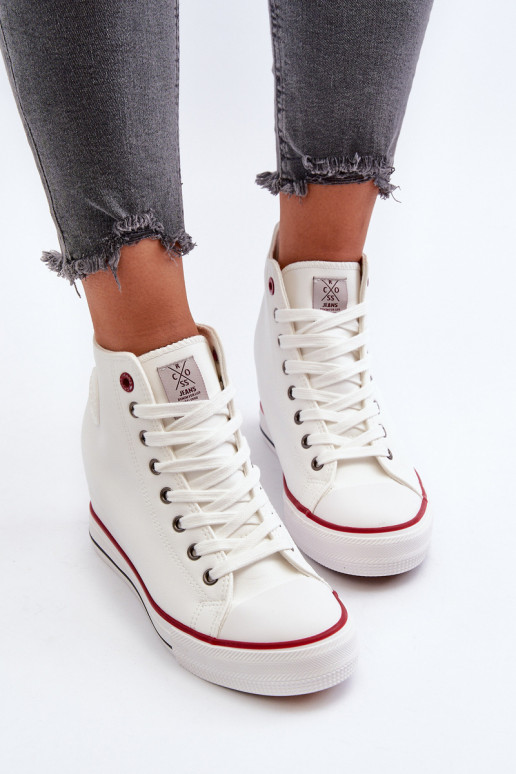 Vrijetijdsschoenen Cross Jeans NN2R4004 witte kleur