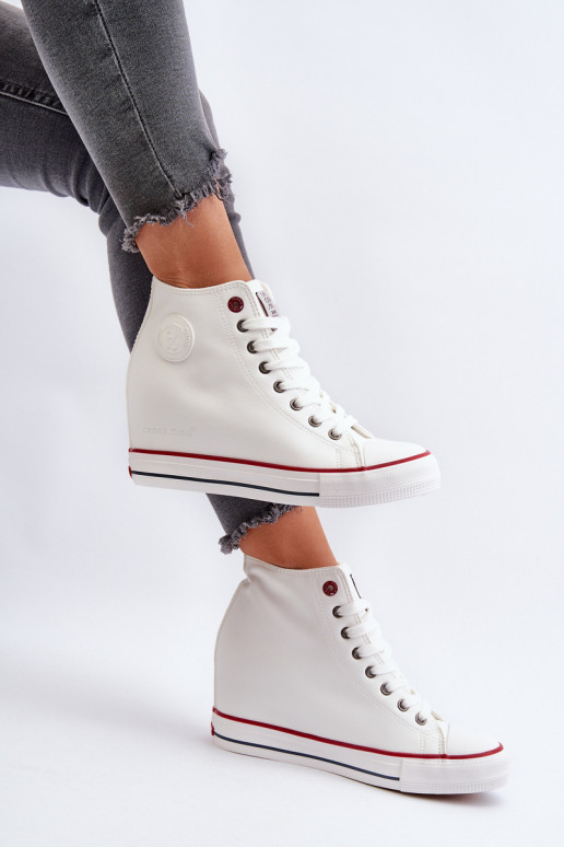 Chaussures de loisirs Cross Jeans NN2R4004 couleur blanc