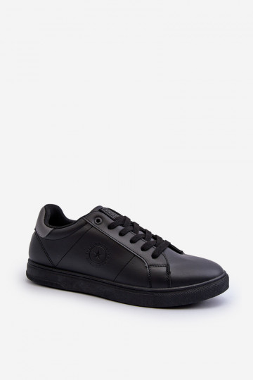 Chaussures décontractées pour hommes en cuir écologique Big Star NN174284 couleur noire