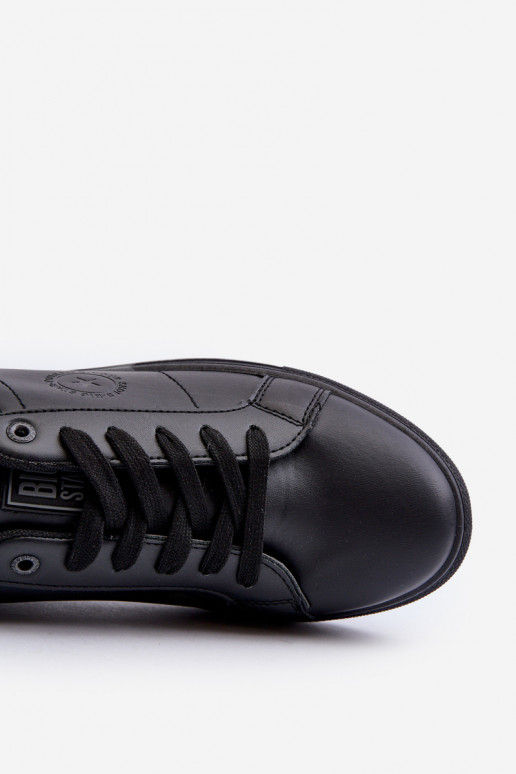 Herren-Freizeitschuhe aus Öko-Leder Big Star NN174284 in der Farbe Schwarz Herren-Freizeitschuhe aus Öko-Leder Big Star NN174284 in der Farbe Schwarz