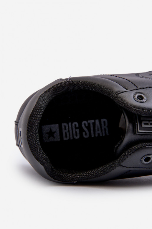 Casual herenschoenen gemaakt van ecoleer Big Star NN174284 zwarte kleur