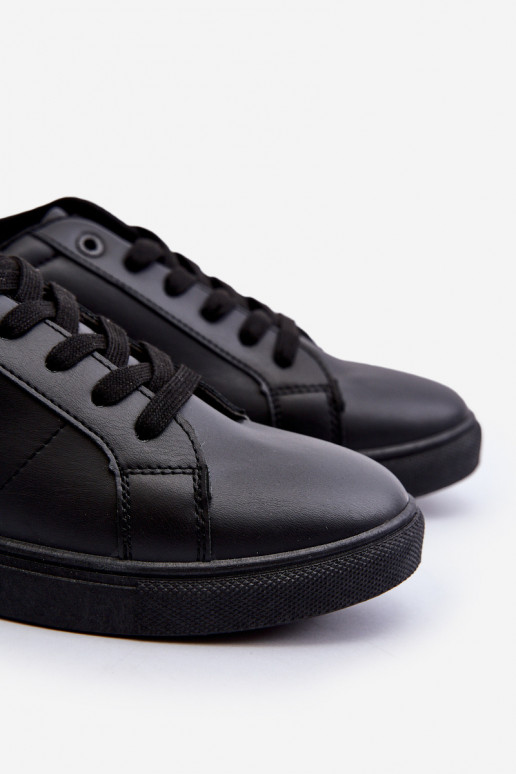 Chaussures décontractées pour hommes en cuir écologique Big Star NN174284 couleur noire Chaussures décontractées pour hommes en cuir écologique Big Star NN174284 couleur noire